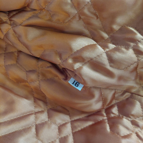 Vintage Jeno De Paris Leather & Fur Long Coat s16 - Picture 6 of 12